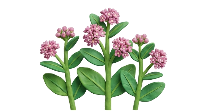 Milkweed plants